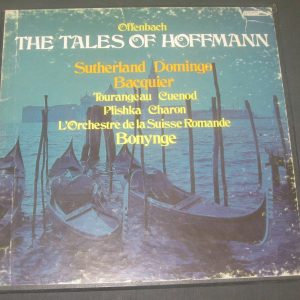 Offenbach The Tales of Hoffmann Sutherland Bonynge London OSA 13106 3 LP BOX EX