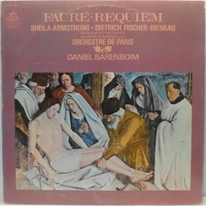Orchestre De Paris / Daniel Barenboim – FAURE: Requiem LP Sheila Armstrong