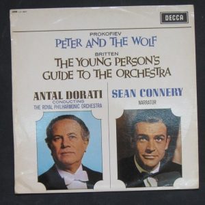 PROKOFIEV/ BRITTEN Peter & the Wolf . CONNERY DORATI Decca LK 4801 lp 1966 RARE