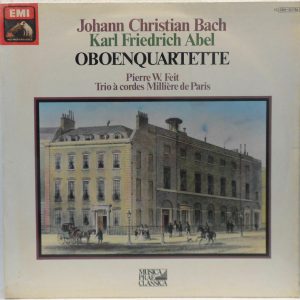 Pierre W. Feit – Johann Christian Bach / Karl Friedrich Abel – Oboe Quartets LP