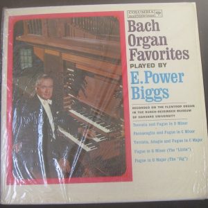 Power Biggs ‎– Bach Organ Favorites Columbia ‎ML 5661 2-Eye LP
