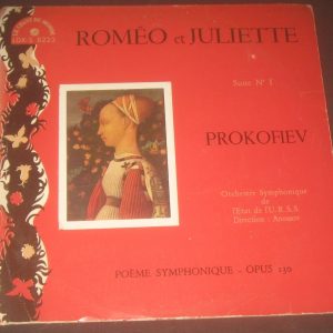 Prokofiev Romeo & Juliet  Anossov / Samossoud LDX-S 8223 LP