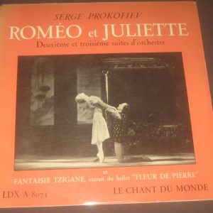 Prokofiev Romeo & Juliet Gaouk / Stassvitch / Samossoud LDX A 8073 LP EX RARE !