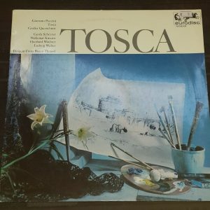 Puccini. Tosca . Großer Querschnitt  Bauer-Theussl Eurodisc 70018 kr lp EX