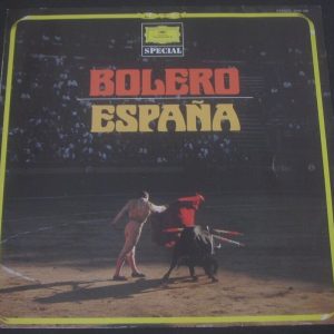 Ravel Bolero Chabrier Espana Korsakov Capriccio Espagnol Karajan Maazel DGG LP