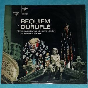 Requiem De Durufle  Bouvier Depraz Erato STU 70010 LP