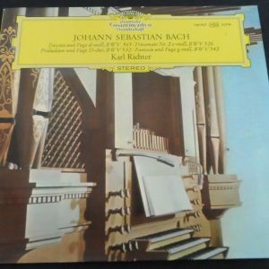 Richter : Bach – Toccata / Fugue / Triosonate Organ DGG 138 907 Tulips lp ex