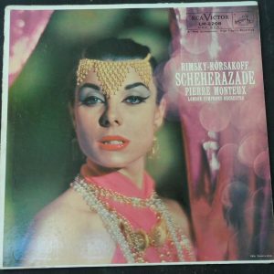 Rimsky-Korsakov – Scheherazade Monteux RCA Victor Red Seal LM-2208 1958 lp