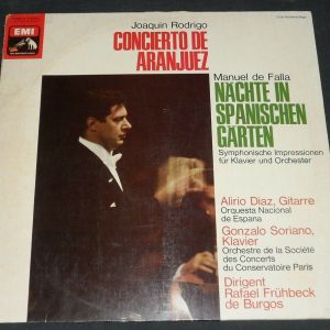 Rodrigo / De Falla / De Burgos / Diaz / Soriano HMV EMI  29 638-4 lp