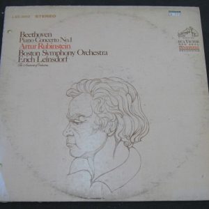 Rubenstein – Beethoven : Piano Concerto No. 1 Leinsdorf RCA LSC 3013 lp 1968