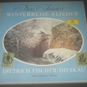 SCHUBERT Winterreise 6 Lieder FISCHER-DIESKAU DEMUS DGG 2707028 2 LP Box EX
