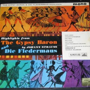 STRAUSS THE GYPSY BARON AND DIE FLEDERMAUS EMI ALP LP