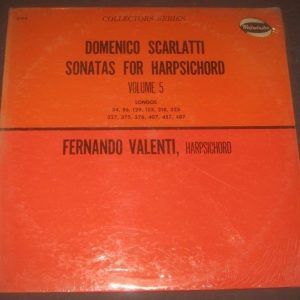 Scarlatti Sonatas for harpsichord / Fernando Valenti Westminster W 9318 LP EX