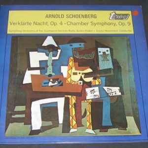 Schoenberg  Transfigured Night  Chamber symphony Horenstein Turnabout lp