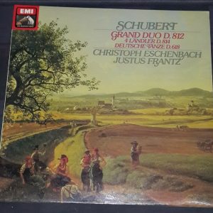 Schubert – Grand Duo Deutsche Tänze  Eschenbach , Justus Frantz  EMI HMV lp EX