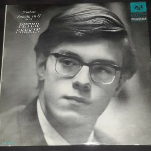 Schubert: Sonata in G Op. 78 Serkin – Piano  RCA LM-2874  LP ED1 EX