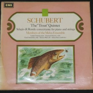 Schubert ‎- The Trout Quintet Melos Ensemble EMI ASD 2328 lp