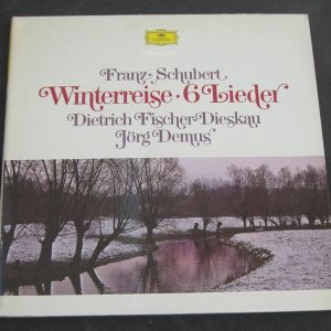 Schubert Winterreise 6 Lieder Fischer-Dieskau Demus DGG 2726 058 2 lp Gatefold