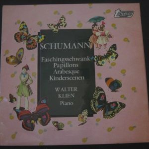 Schumann / Walter Klien ?– Faschingsschwank / Papillons / Arabesque Turnabout lp