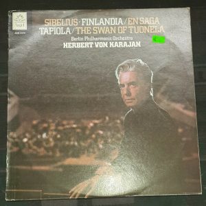 Sibelius ‎- Finlandia / En Saga / Tapiola /  Swan Of Tuonela Karajan ASD 3374 lp