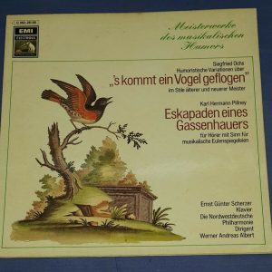 Siegfried Ochs / Karl Hermann Pillney   Andreas Albert , Günter Scherzer HMV LP
