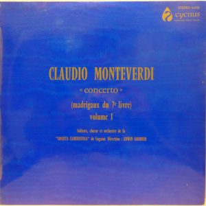 Societa Cameristica / Edwin Loehrer Claudio Monteverdi – Concerto Cycnus ?9.005