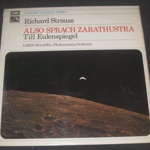 Strauss – Zarathustra / Till Eulenspeigel Lorin Maazel HMV SXLP 30133 lp EX