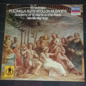 Stravinsky ‎– Apollon Musagète / Pulcinella Marriner  Decca 411 728-1 LP EX