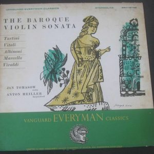 TOMASOW / HEILLER – TARTINI VITALI ALBINONI MARCELLO VIVALDI VANGUARD LP 1966
