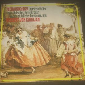 Tchaikovsky Capriccio Italien  Romeo and Juliet Karajan DGG 2544 125 LP EX