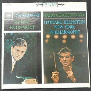 Tchaikovsky Piano Concerto No. 1 Entremont Bernstein Columbia 2 Eye MS 6359 LP