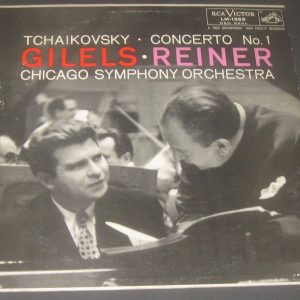 Tchaikovsky Piano Concerto No. 1 Gilels / Reiner RCA LM 1969 USA lp 1955