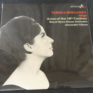 Teresa Berganza Sings 18th Century Arias Decca SDD 193 LP EX