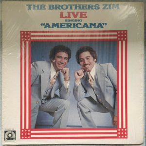 The Brothers Zim – Live – Singing “Americana” LP 1978 USA Jewish Klezmer Zimray