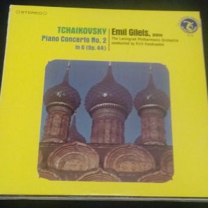 Tschaikowsky Piano Concerto No. 2 Kondrashin Gilels OLYMPIC 8118 lp EX