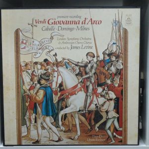 Verdi Giovanna D’Arco Caballe Domingo Milnes Levine Angel SCL-3791  3 LP Box  EX
