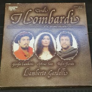 Verdi ‎- I Lombardi Lamberti, Gardelli Hungaroton SLPD 12498-500 3 lp Box