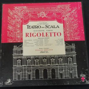 Verdi – Rigotello  Callas / Di Stefano / Gobbi / Serafin  Angel 3537  3 LP EX