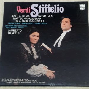 Verdi ‎– Stiffelio Carreras , Gardelli  Philips 6769039  2 LP Box EX
