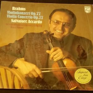 Violin Concerto   SALVATORE ACCARDO   Kurt Masur  Philips 9500 624 lp