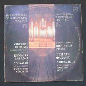 Vivaldi – The Four Seasons , Violin Concerto Fasano Virtuosi Di Roma Melodiya lp