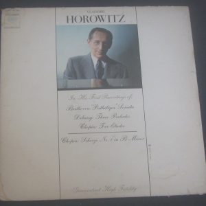 Vladimir Horowitz Beethoven Debussy Chopin Columbia ML 5941 2 Eye LP
