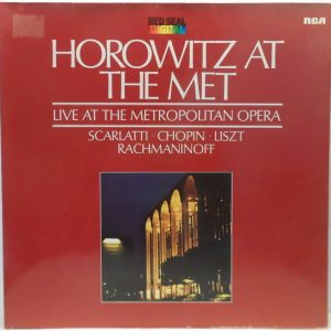 Vladimir Horowitz Horowitz At The Met LP Scarlatti / Chopin / Liszt RCA Digital