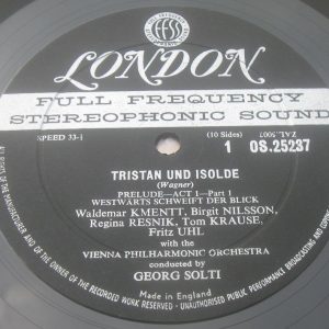 Wagner Tristan und Isolde Solti Nilsson London Blueback OSA 1502 6 LP Box