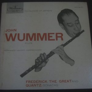 Wummer / Valenti – Frederick the Great / Quantz Sonatas Westminster WN 18070 lp