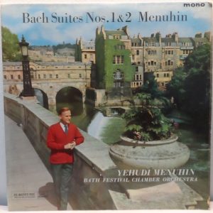 Yehudi Menuhin – Bach Suites Nos. 1 & 2 LP Bath Festival Chamber Orchestra MONO