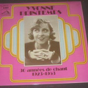 Yvonne Printemps – 30 Années De Chant 1923-1953 HMV C 064-10811 LP EX