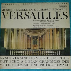 paillard / caillard – Sacred music Delalande Marchand Nivers Bernier Erato LP