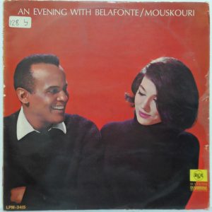 An Evening With Harry Belafonte / Nana Mouskouri LP RCA LPM-3415 Israel Press
