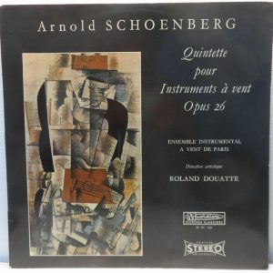 Arnold Schoenberg – Quintette for Wind Instruments op. 26 Ronald Douatte France
